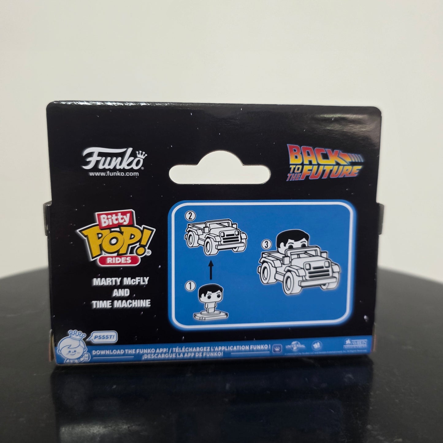 Marty McFly & Time Machine Ritorno al Futuro Funko Pop Bitty Rider