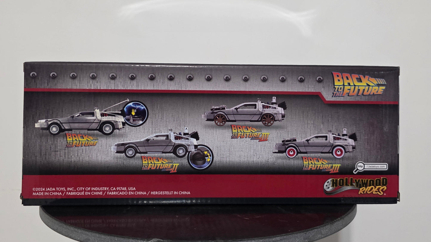 Delorean Back to the Future - Hollywood Rides 1:24 Jada Toys
