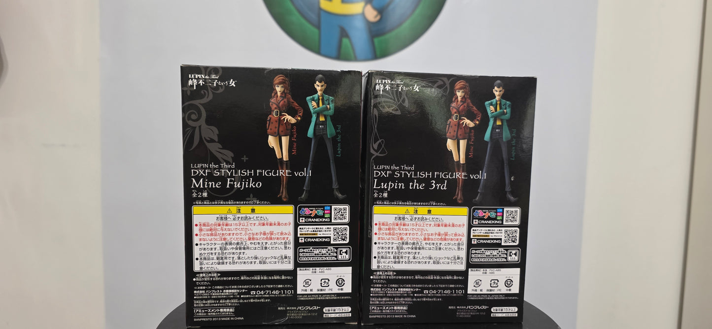 Lupin III e Fujiko DXF Stylish Figure Vol.1 Set - Banpresto