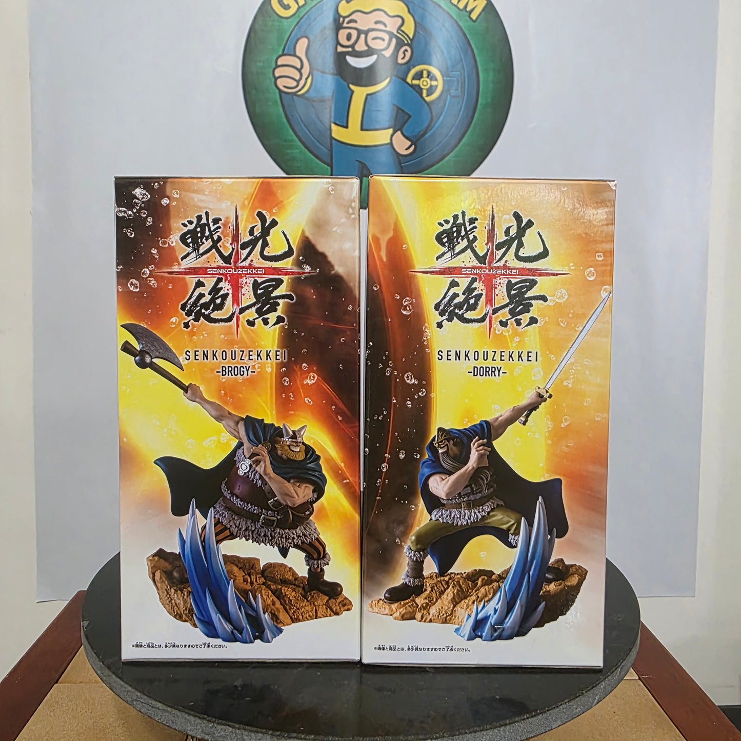 Brogy e Dorry Senkouzekkei Set - One Piece Banpresto Figure Onepiece
