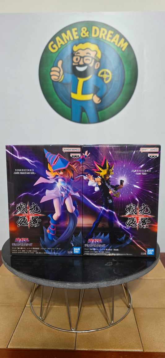 Yu-Gi-Oh Set Senkouzekkei Yugi Yami e Dark Magician Girl Banpresto Figure Duel Monsters