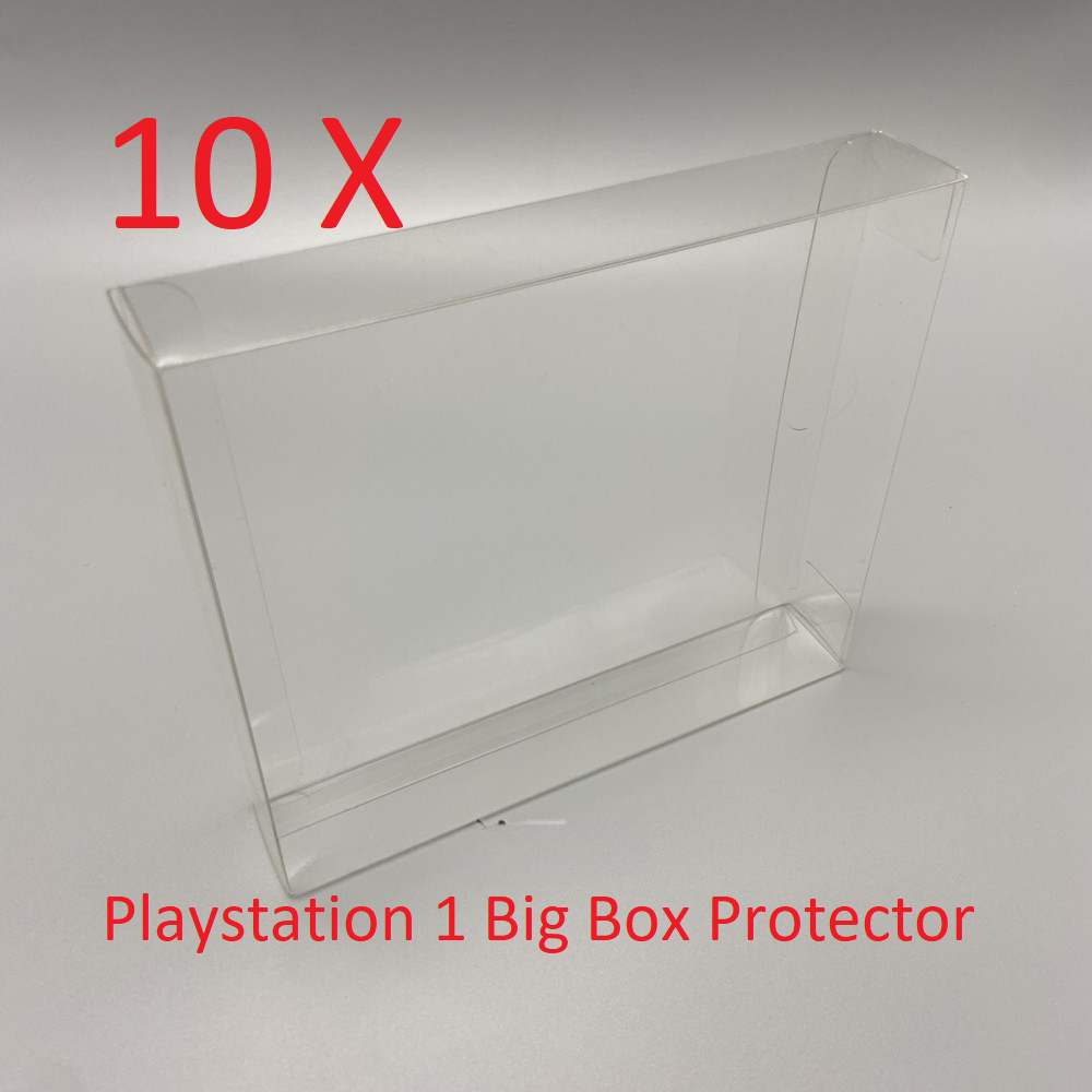 Playstation 1 Big Box Soft Protector – Custodia Protettiva Trasparente per Gioco Ps 1 Big Box