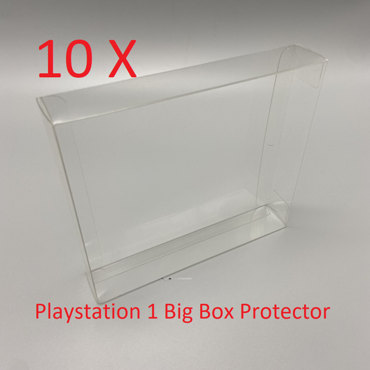Playstation 1 Big Box Soft Protector – Custodia Protettiva Trasparente per Gioco Ps 1 Big Box