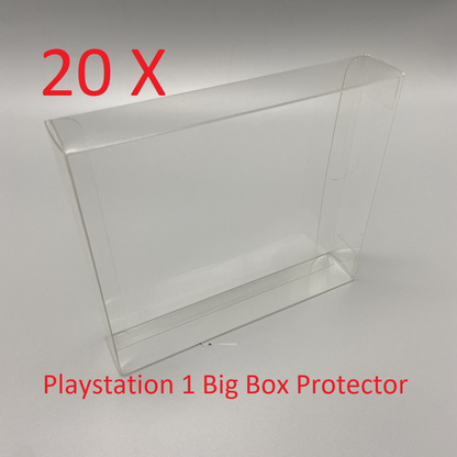 Playstation 1 Big Box Soft Protector – Custodia Protettiva Trasparente per Gioco Ps 1 Big Box