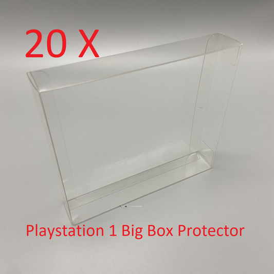 Playstation 1 Big Box Soft Protector – Custodia Protettiva Trasparente per Gioco Ps 1 Big Box