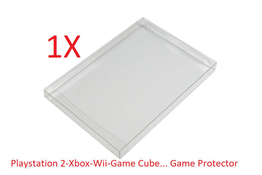 Playstation 2 Nintendo Game Cube Wii e Wiiu X-Box e X-Box 360 Soft Protector – Custodia Protettiva Trasparente per Videogioco