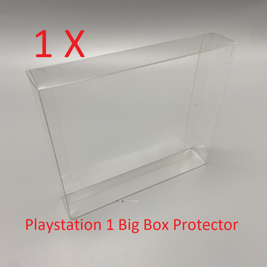 Playstation 1 Big Box Soft Protector – Custodia Protettiva Trasparente per Gioco Ps 1 Big Box