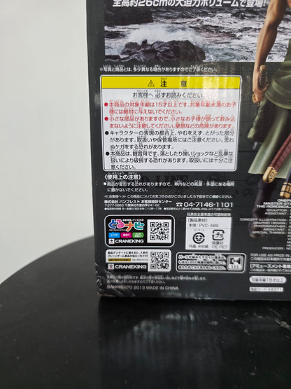 Roronoa Zoro Master Stars Piece (Box Damaged) One Piece Banpresto 