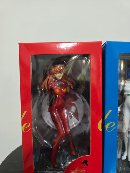 Rei Ayanami e Asuka Soryu Langley Figure Set 13 cm - Neon Genesis Evangelion Yamato