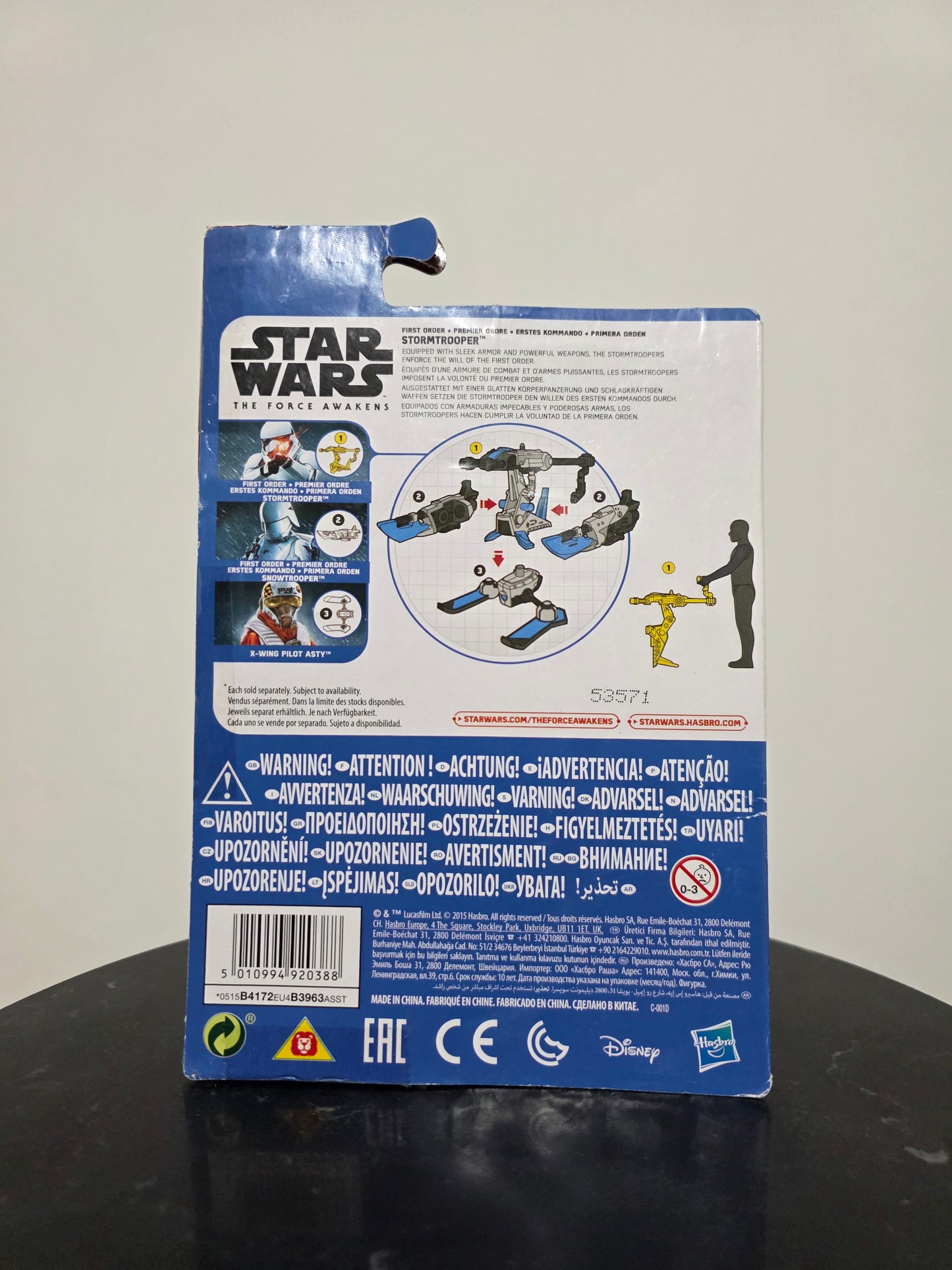 First Order Stormtrooper Star Wars Il Risveglio della Forza Hasbro Figure (Scatola Danneggiata)