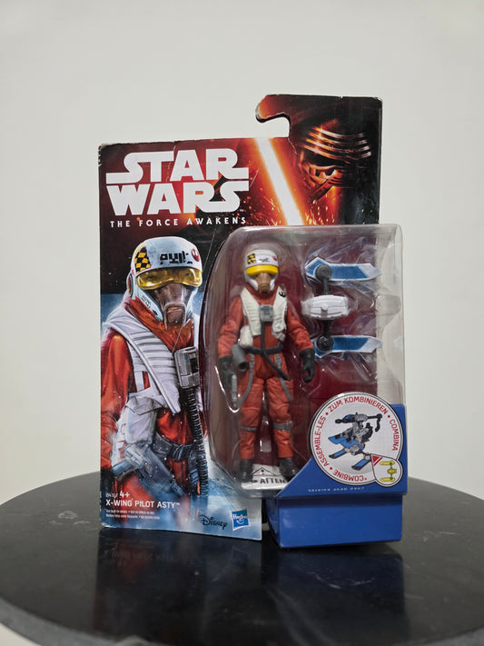 X-Wing Pilot Asty Star Wars Il Risveglio della Forza Hasbro Figure (Scatola Danneggiata)