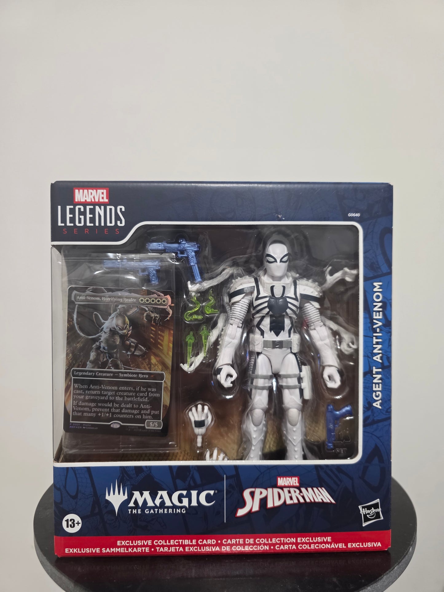 Hasbro Marvel Legends – Spider-Man Agent Anti Venom con Carta Esclusiva Magic The Gathering