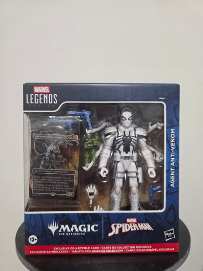 Hasbro Marvel Legends – Spider-Man Agent Anti Venom con Carta Esclusiva Magic The Gathering