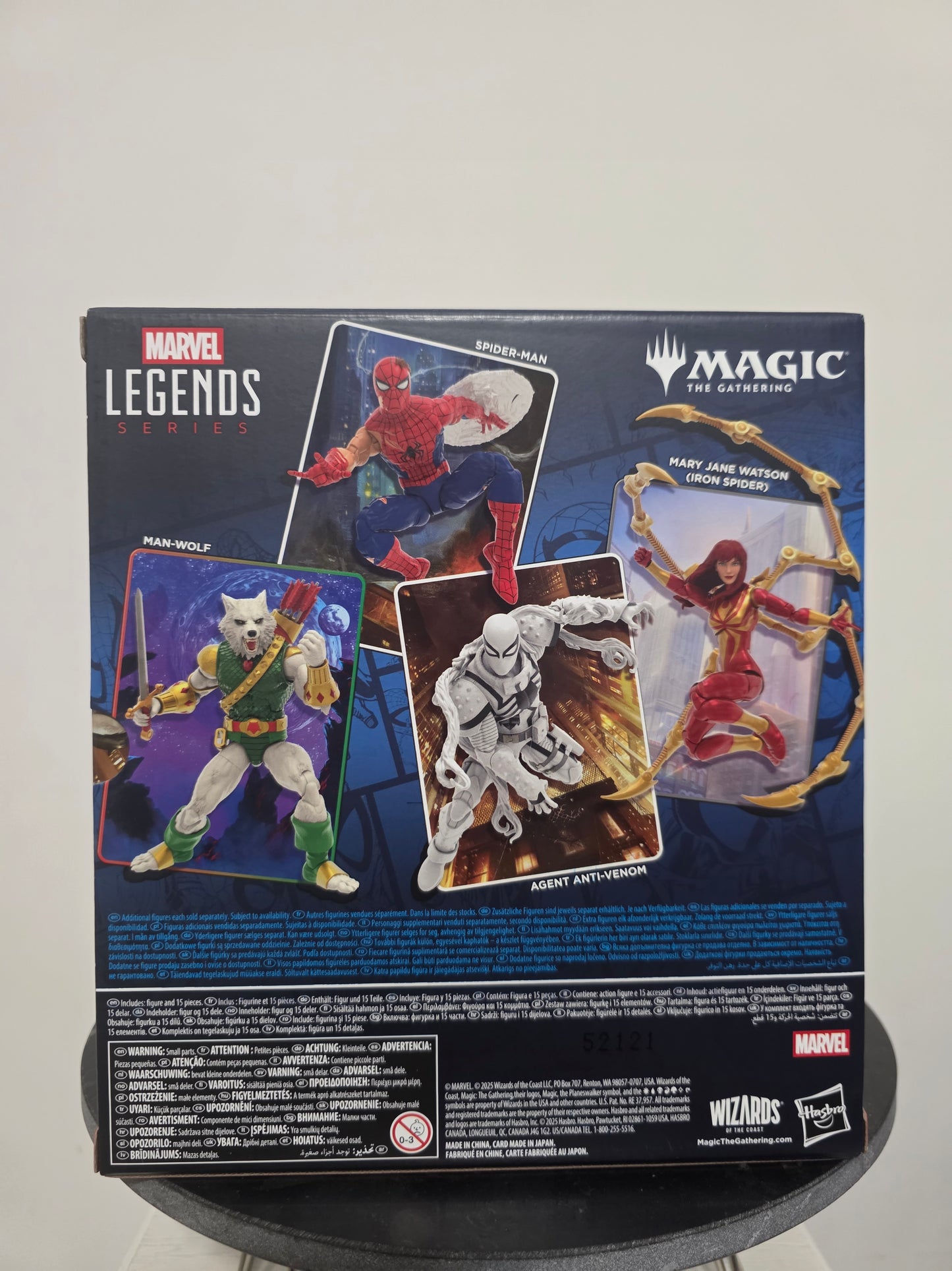 Hasbro Marvel Legends – Spider-Man Agent Anti Venom con Carta Esclusiva Magic The Gathering