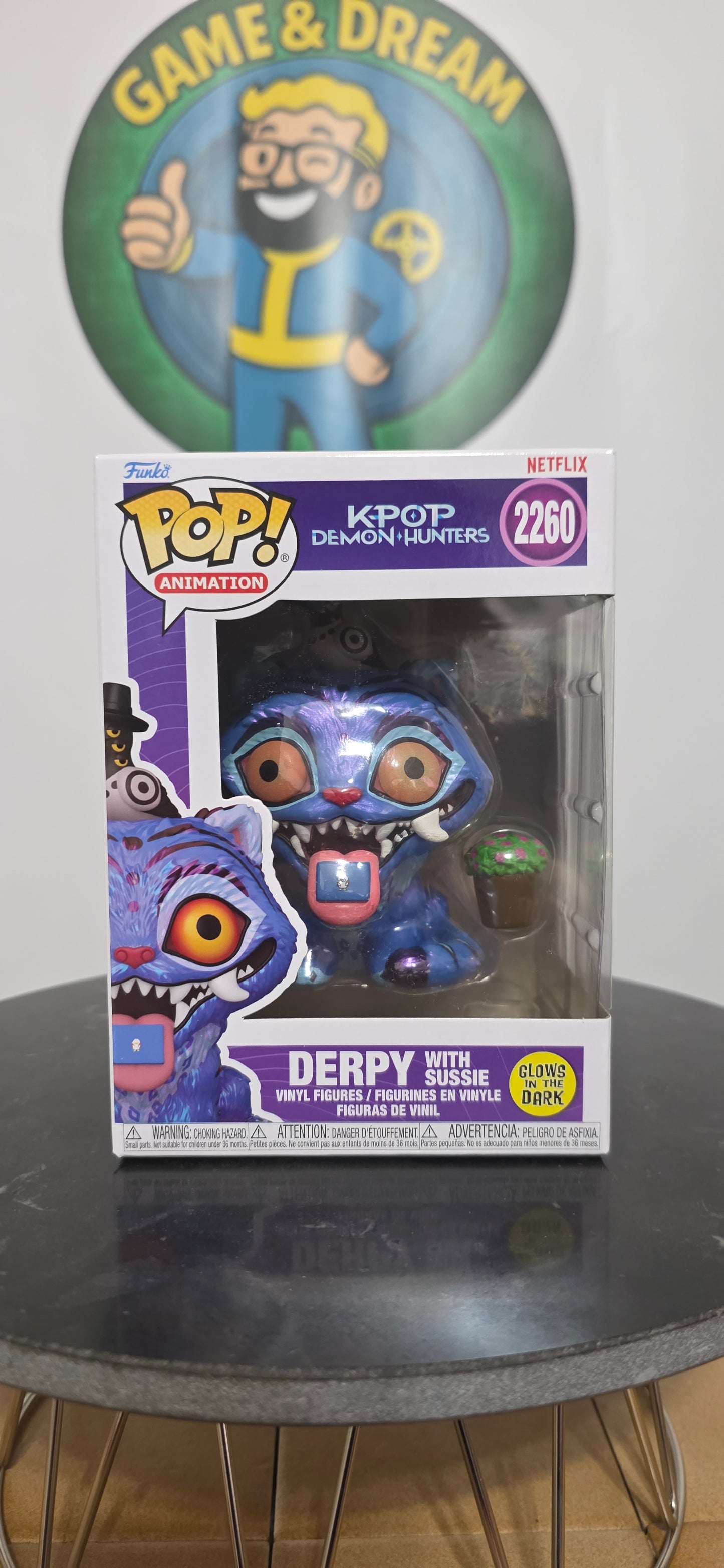 Funko Pop Kpop Demon Hunters Derpy with Sussie Glow