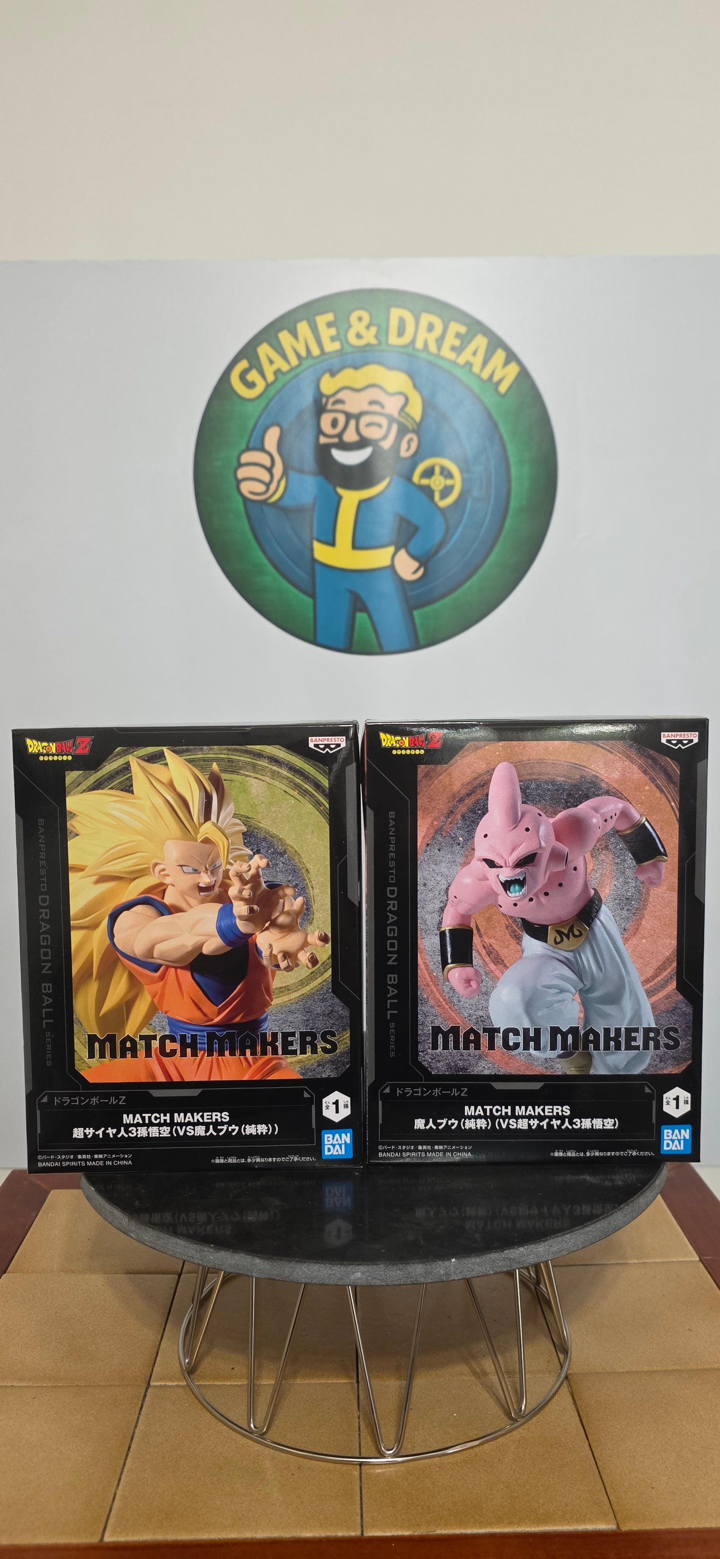 Goku Super Saiyan 3 Vs Kid Buu Match Makers Set - Dragon Ball Banpresto