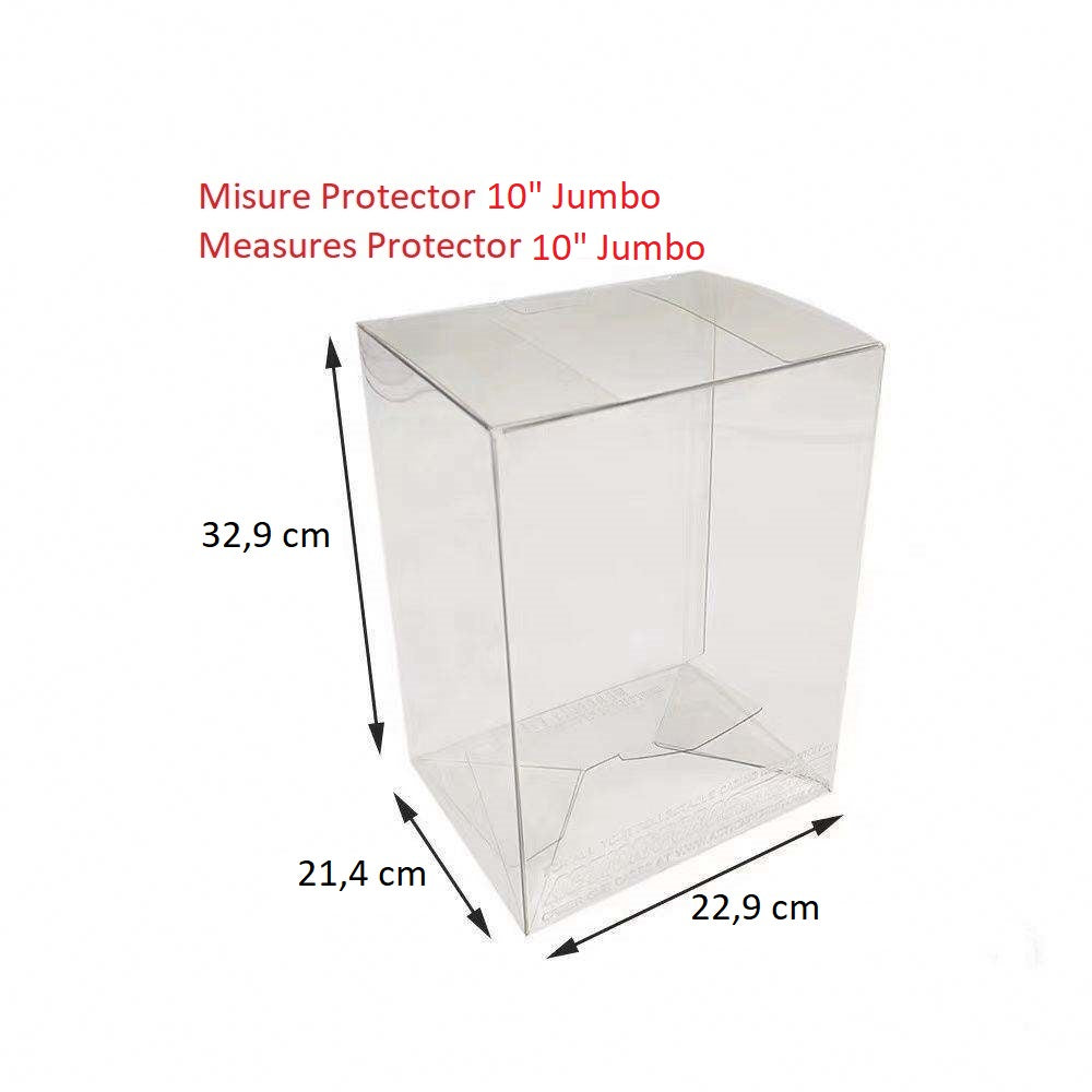 Funko Pop Soft Protector 10" – Custodia Protettiva Trasparente per Funko Pop 10” Jumbo