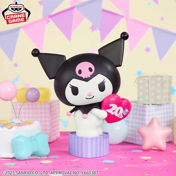 Kuromi 20th Anniversary Sanrio Sofvimantes Banpresto Figure Limited Edition