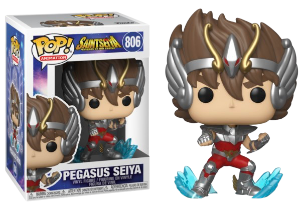 Set Saint Seiya 5 funko Pop 4" Seiya Shiryu Cygnus Shun Ikki