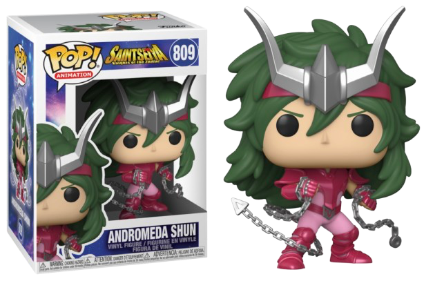 Set Saint Seiya 5 funko Pop 4" Seiya Shiryu Cygnus Shun Ikki