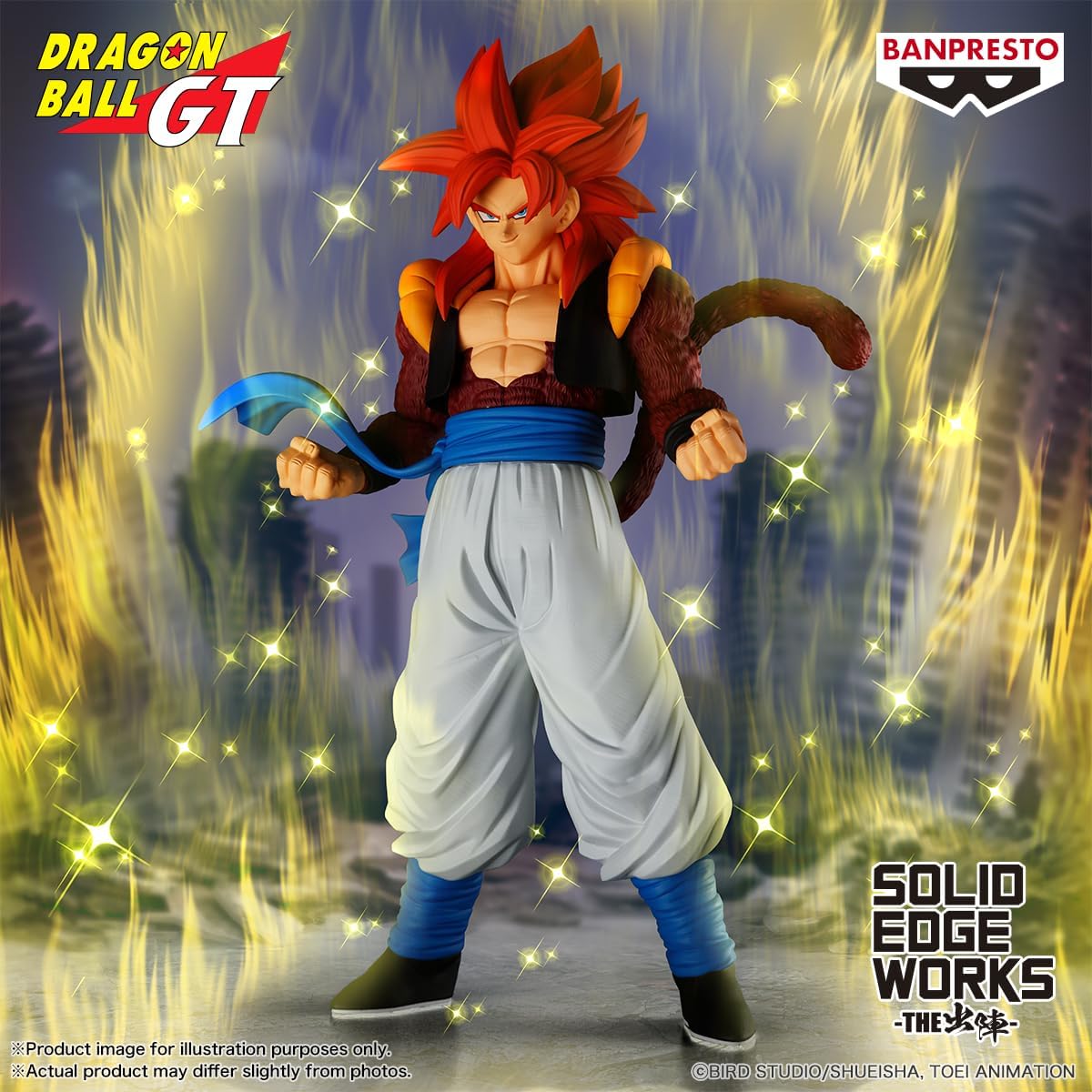 Gogeta Super Saiyan 4 Solid Edge Works - Dragon Ball Banpresto