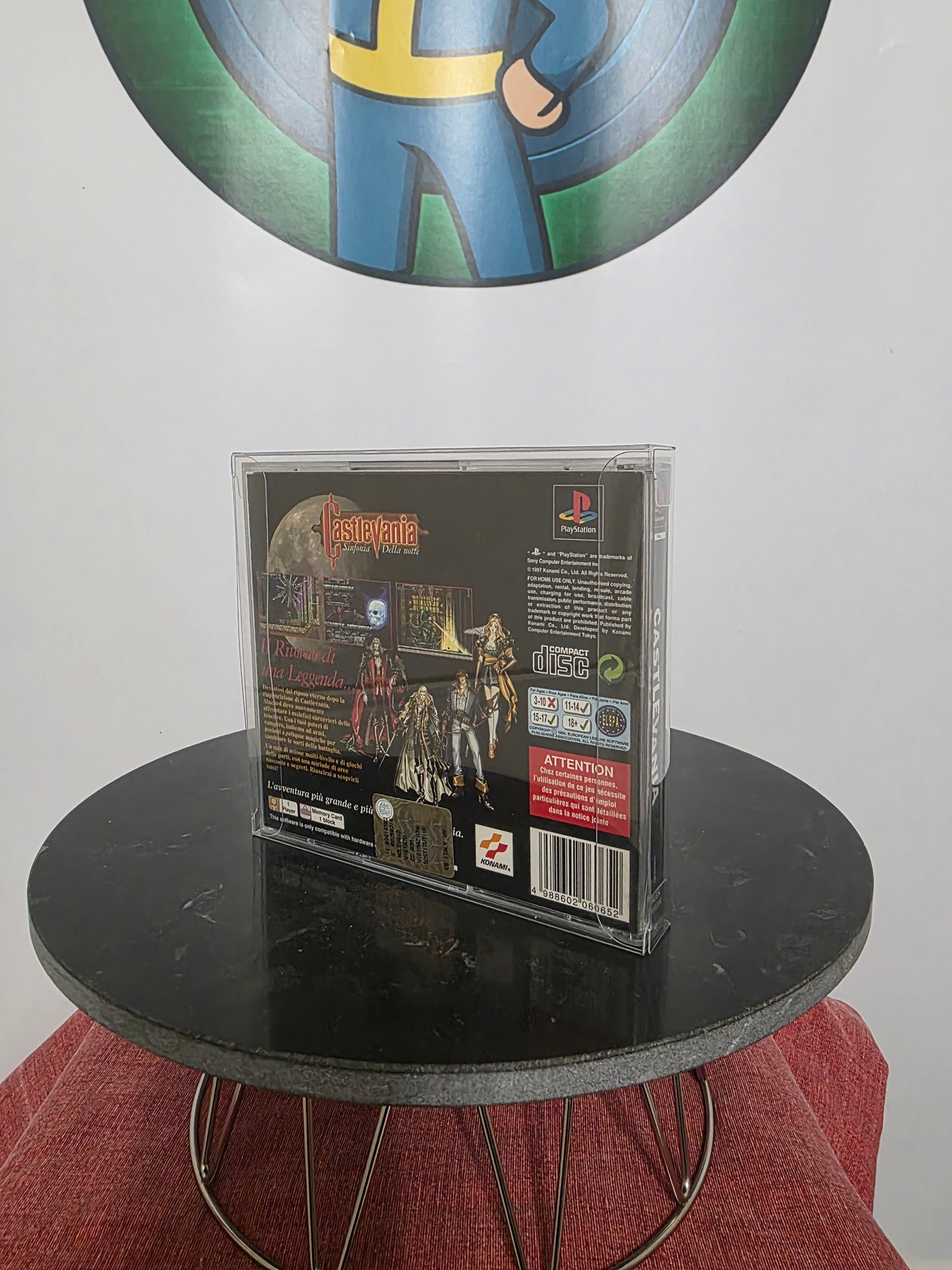 Playstation 1 Soft Protector – Custodia Protettiva Trasparente per Gioco Ps 1 Normale