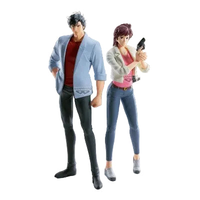 Ryo Saeba and Kaori Makimura – Figure set – City Hunter – Banpresto 