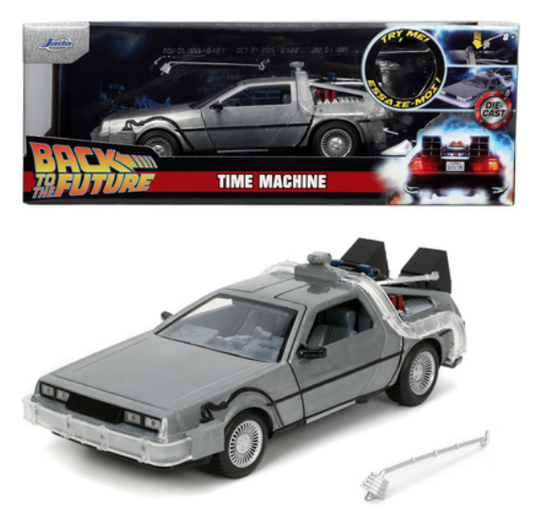 Delorean Back to the Future - Hollywood Rides 1:24 Jada Toys