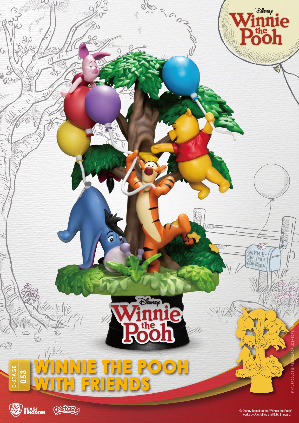 Winnie the Pooh with Friends D-Stage 053 Disney - Beast Kingdom