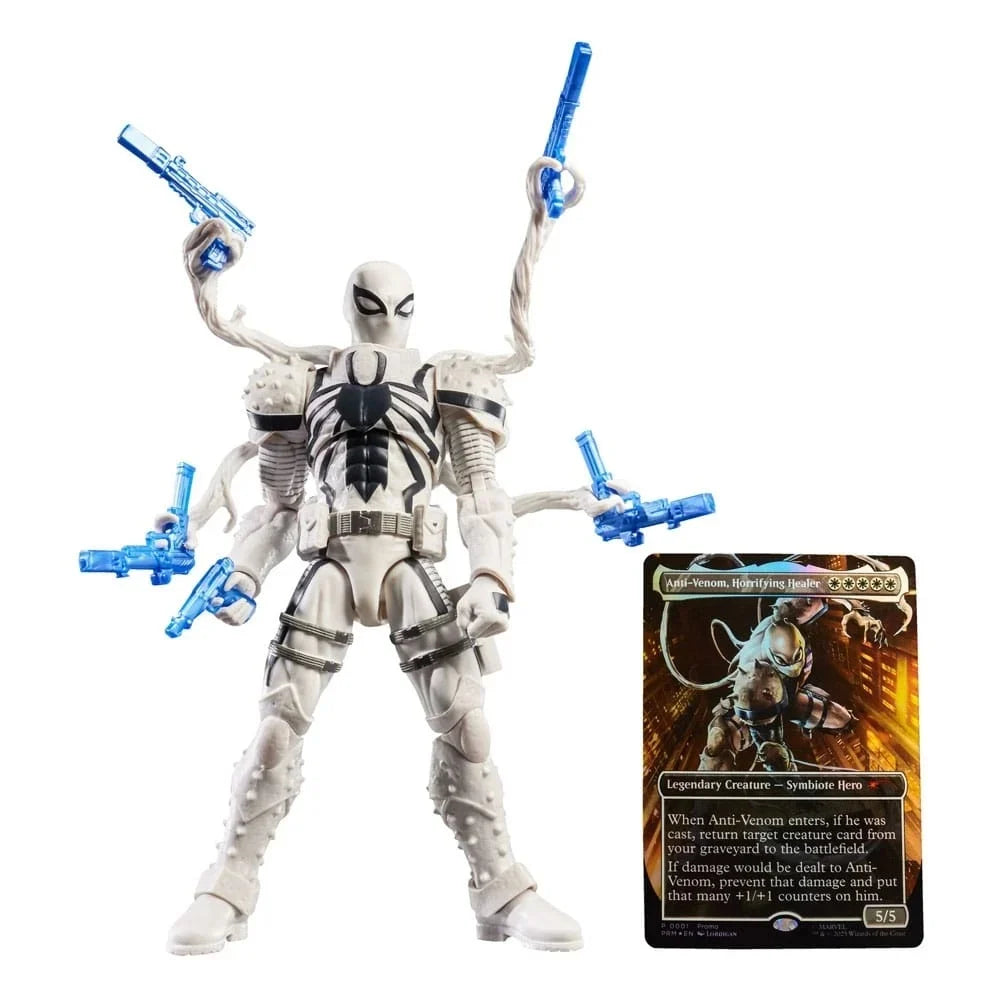 Hasbro Marvel Legends – Spider-Man Agent Anti Venom con Carta Esclusiva Magic The Gathering