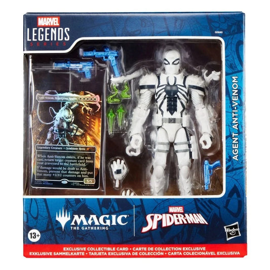 Hasbro Marvel Legends – Spider-Man Agent Anti Venom con Carta Esclusiva Magic The Gathering