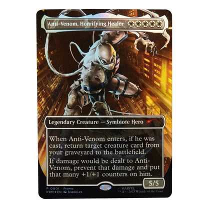 Hasbro Marvel Legends – Spider-Man Agent Anti Venom con Carta Esclusiva Magic The Gathering