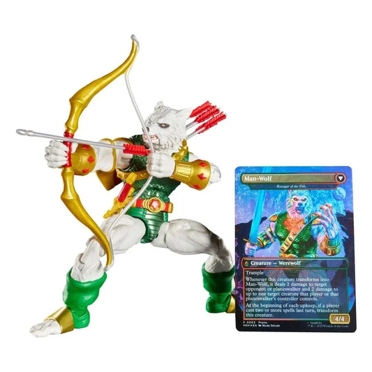 Hasbro Marvel Legends – Spider-Man Man Wolf con Carta Esclusiva Magic The Gathering