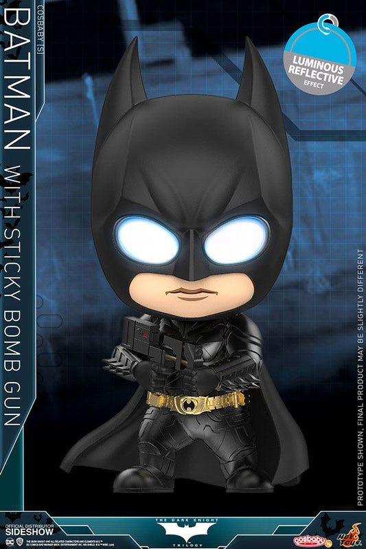 Batman With Sticky Bomb Gun - The Dark Knight Trilogy Hot Toys Cosbaby Warner Bros