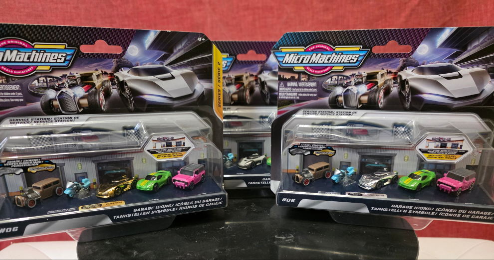 Micro Machines – Garage Icons 6 – Chase (1/5) – Rara Argento / Ultra Rara Oro