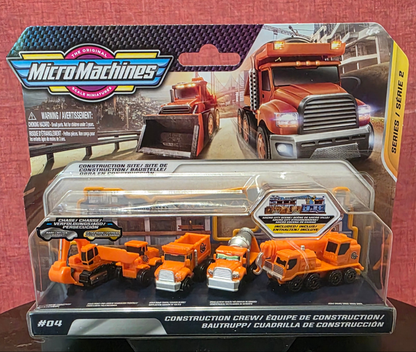 Micro Machines – Construction Crew Set #4 Serie 2