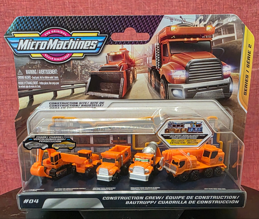 Micro Machines – Construction Crew Set #4 Serie 2