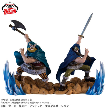 Brogy e Dorry Senkouzekkei Set - One Piece Banpresto Figure Onepiece
