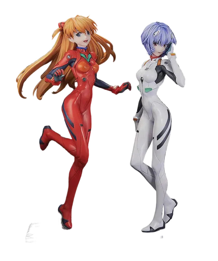 Rei Ayanami e Asuka Soryu Langley Figure Set 13 cm - Neon Genesis Evangelion Yamato