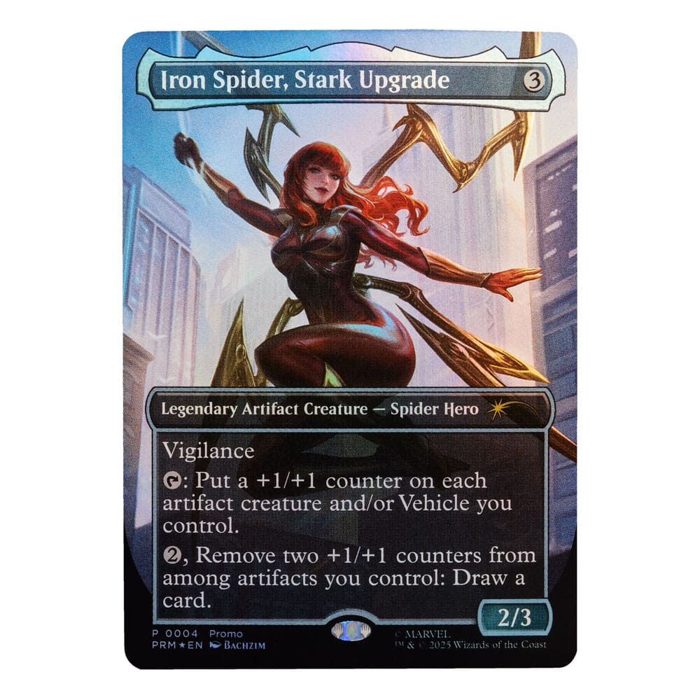 Hasbro Marvel Legends – Mary Jane Watson Iron Spider con Carta Esclusiva Magic The Gathering