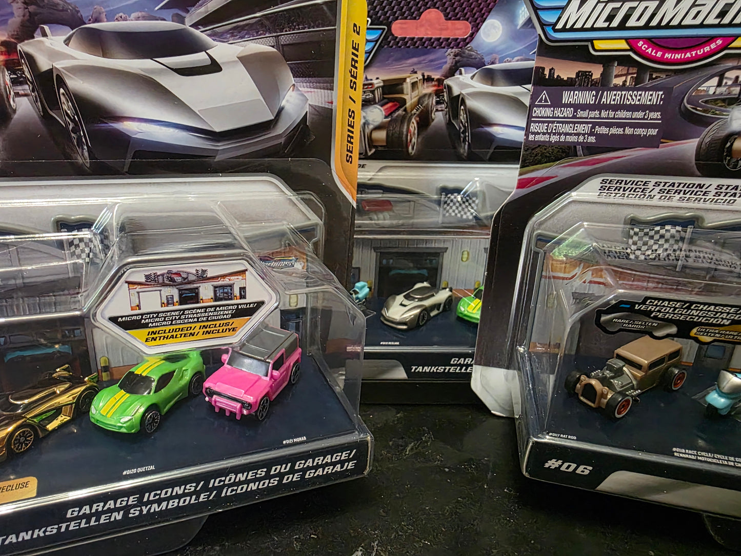 Micro Machines – Garage Icons 6 – Chase (1/5) – Rara Argento / Ultra Rara Oro