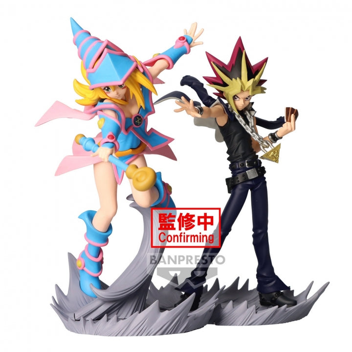 Yu-Gi-Oh Set Senkouzekkei Yugi Yami e Dark Magician Girl Banpresto Figure Duel Monsters