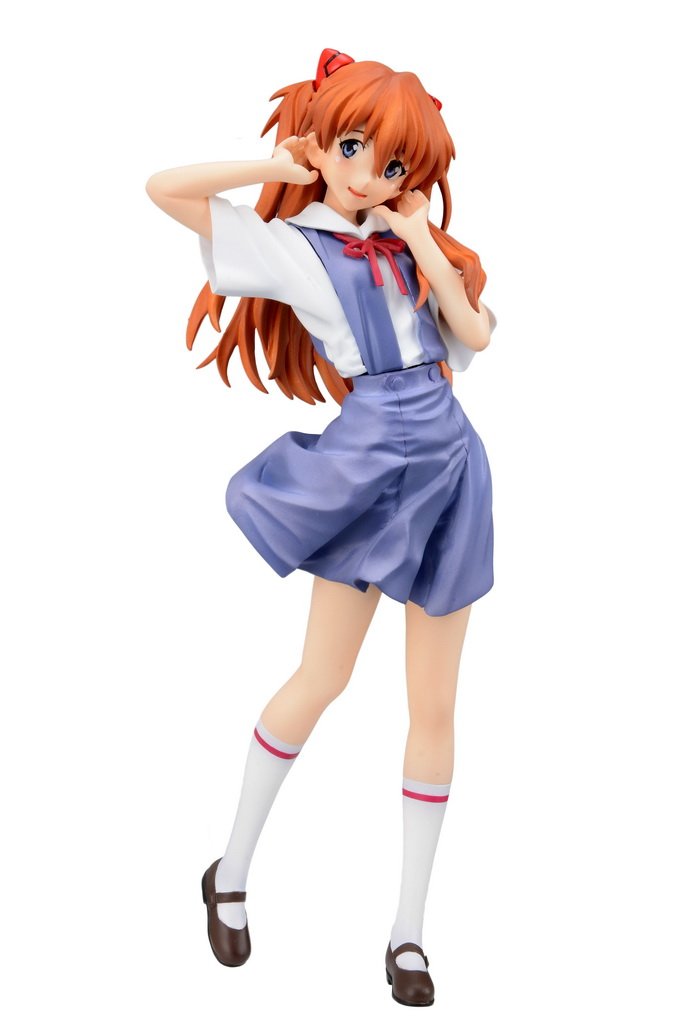Asuka Soryu Langley School Dress Evangelion Sega Figure Neon Genesis Evangelion