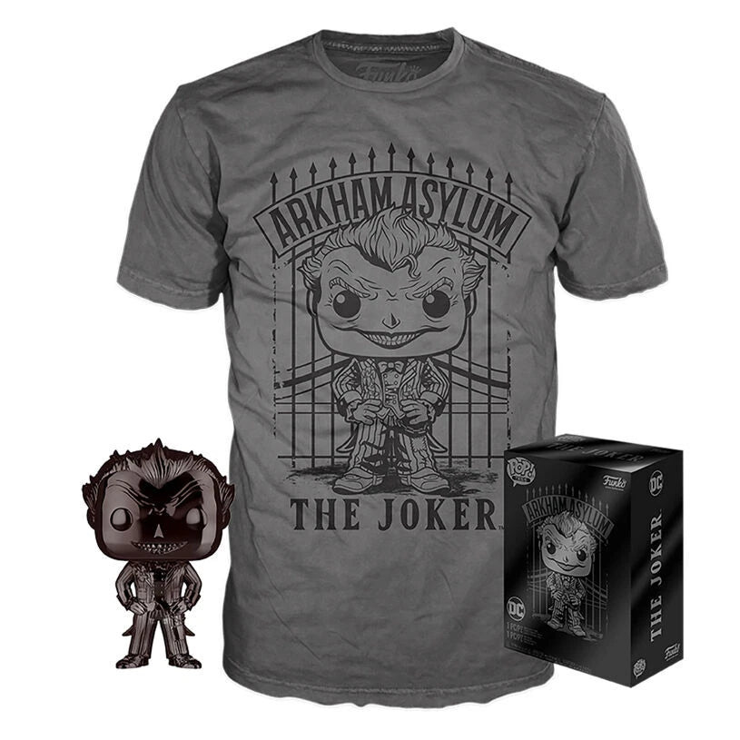 Funko Pop Deluxe Edition + T-Shirt the Joker – DC Comic